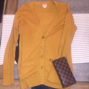 Mustard Cardigan!